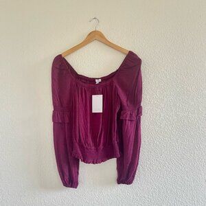 Love, Fire | NWT off the shoulder peasant …